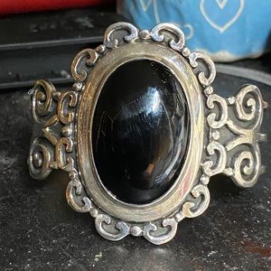 Vintage SS/Onyx Southwest Cuff